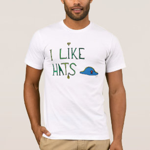 J'aime le T-shirt de casquettes