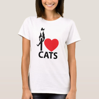 J'aime le T-shirt de chats