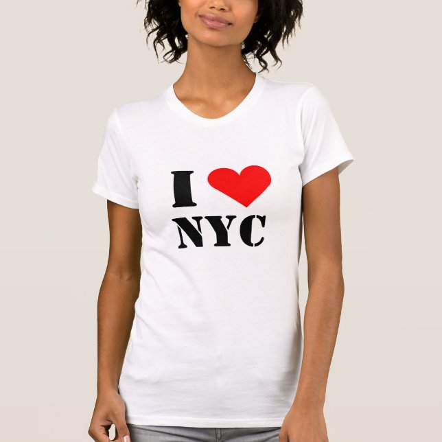 J'aime le T-shirt de coeur de NYC (Devant)