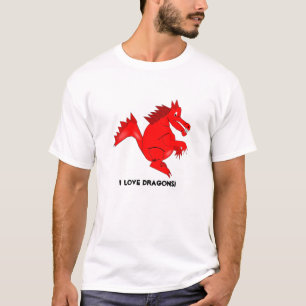 J'aime le T-shirt de dragons