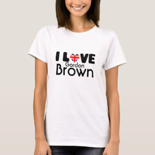 J'aime le T-shirt de Gordon Brown  