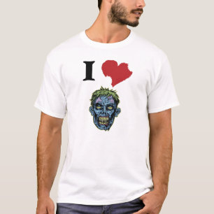 J'AIME le T-shirt de graphique de ZOMBIS