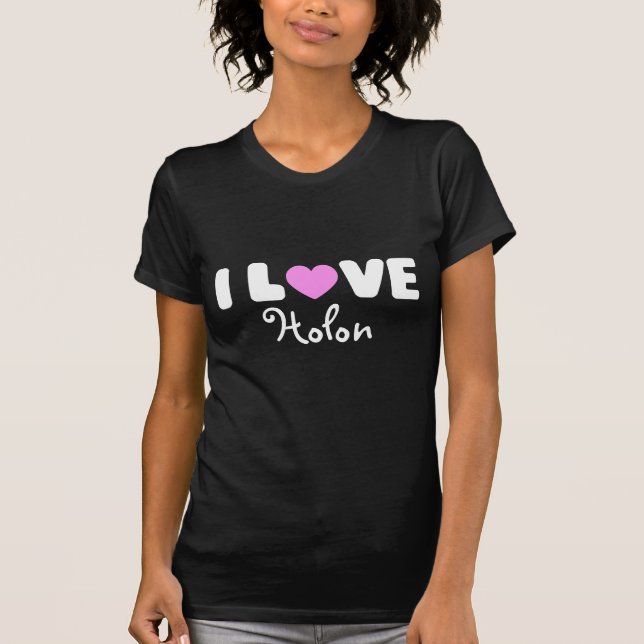 J'aime le T-shirt de Holon | (Devant)