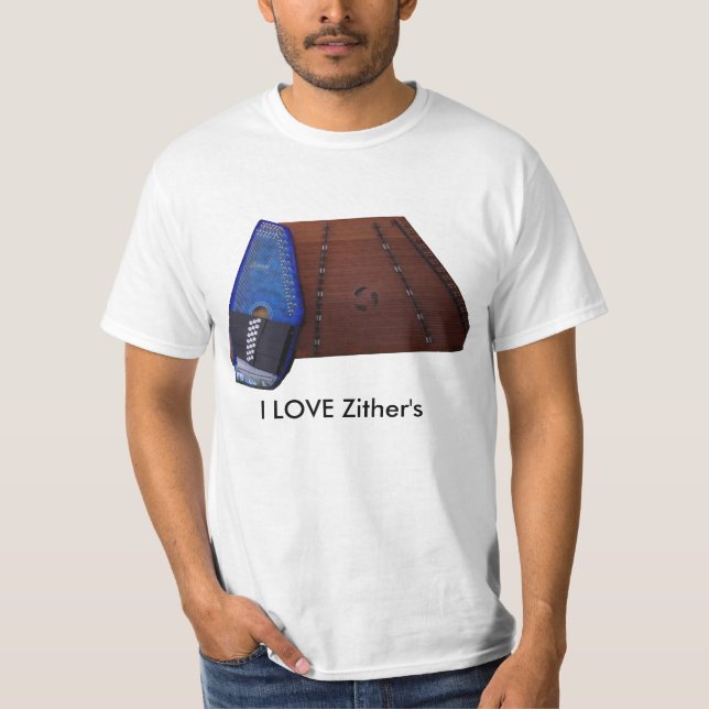 J'AIME le T-shirt de la cithare (Devant)