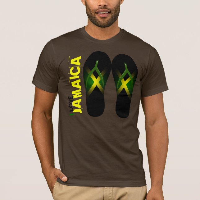 J'aime le T-shirt de la Jamaïque (Devant)