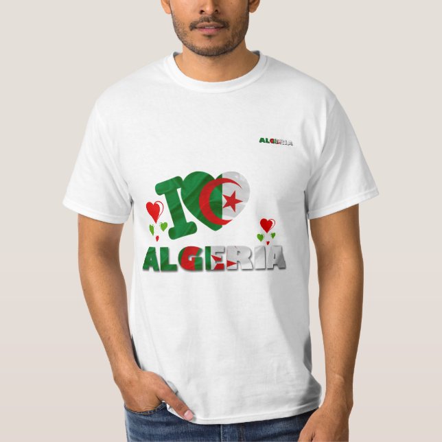 J'AIME LE T-SHIRT DE L'ALGÉRIE (Devant)