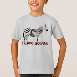 J'aime le T-shirt de l'enfant de zèbres