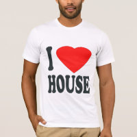 J'AIME LE T-SHIRT de MUSIQUE de MAISON (le