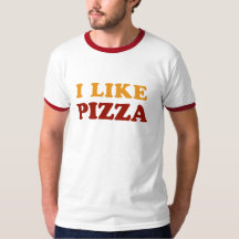 J'aime le T-shirt de pizza