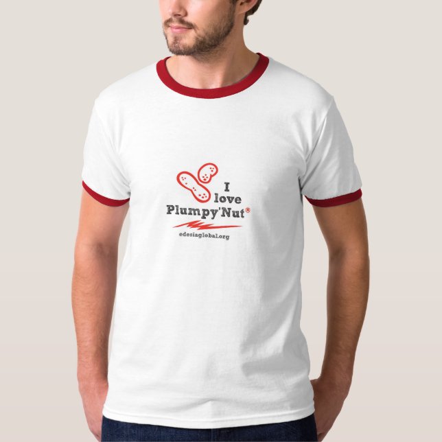 J'aime le T-shirt de Plumpy'Nut (les hommes) (Devant)