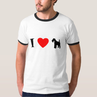 J'aime le T-shirt de sonnerie de terriers de Fox