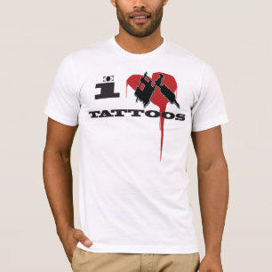 j'AIME LE T-SHIRT de TATOUAGES