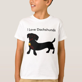 J'aime le T-shirt de teckels