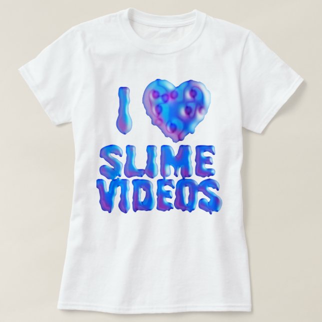 J'aime le T-shirt de vidéos de boue (Design devant)