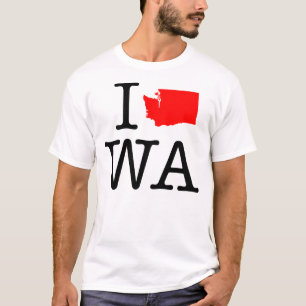J'aime le T-shirt de WA Washington