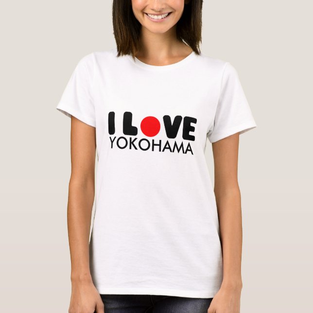 J'aime le T-shirt de Yokohama | (Devant)