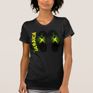 J'aime le T-shirt détruit par dames de la Jamaïque
