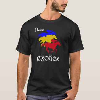 J'aime le T-shirt d'obscurité d'Exotics