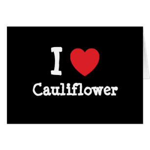 J'aime le T-shirt du coeur du Cauliflower
