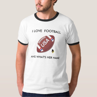 J'aime le T-shirt du football