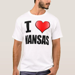 J'aime le T-shirt du Kansas - hommes