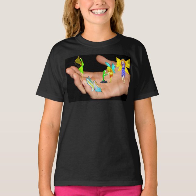 J'AIME LE T-shirt FAIRIES (Devant)