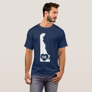 J'aime le T-shirt foncé de base des hommes d'éta