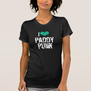 J'aime le T-shirt foncé punk de paddy