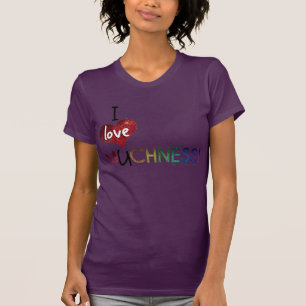 J'aime le T-shirt inspiré de parties scintillante