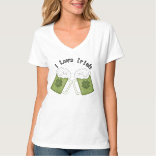 J'aime le T-shirt irlandais de bière