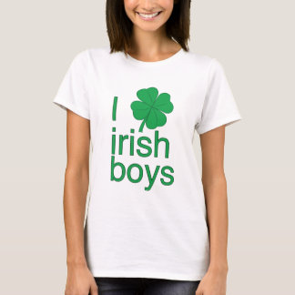 J'aime le T-shirt irlandais de garçons