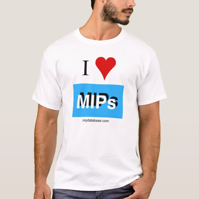 J'aime le T-shirt MIPs3 (Devant)