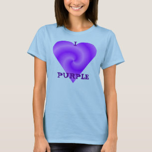 J'aime le T-shirt pourpre