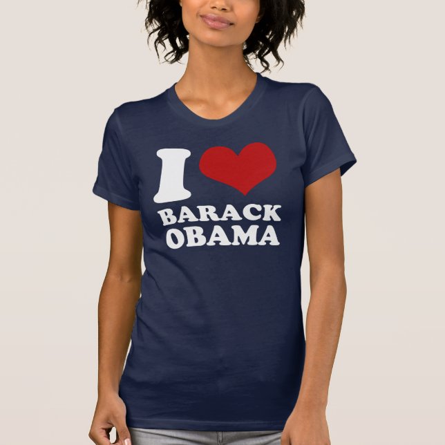 J'aime le T-shirt (propre) de Barack Obama (Devant)