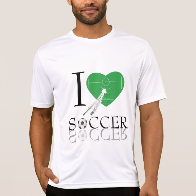 J'Aime Le T-shirt Soccer (Devant)