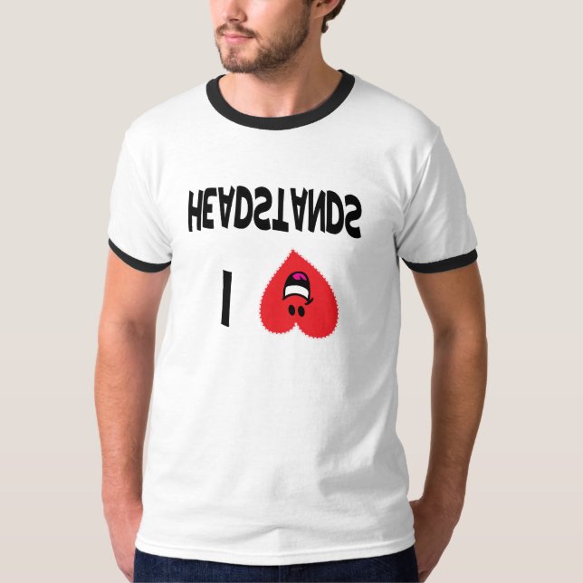 J'aime le T-shirts de Headstands (Devant)