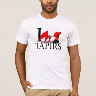 J'aime le T-shirts de tapirs
