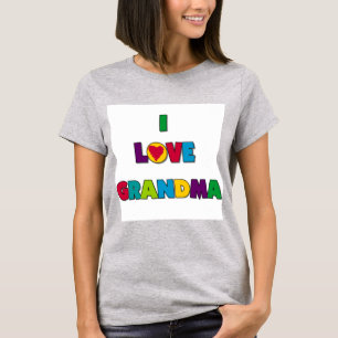 J'aime le T-shirts et les cadeaux de grand-maman