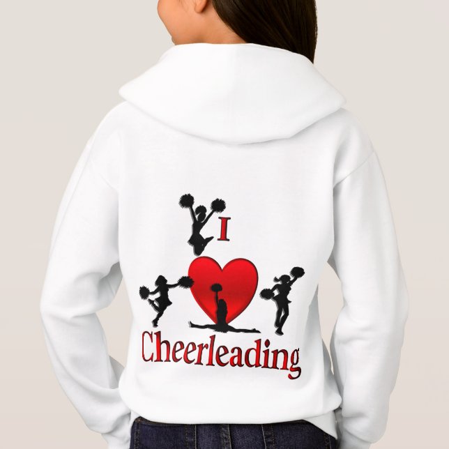 J'aime le texte arrière de Cheerleading avant (Dos)
