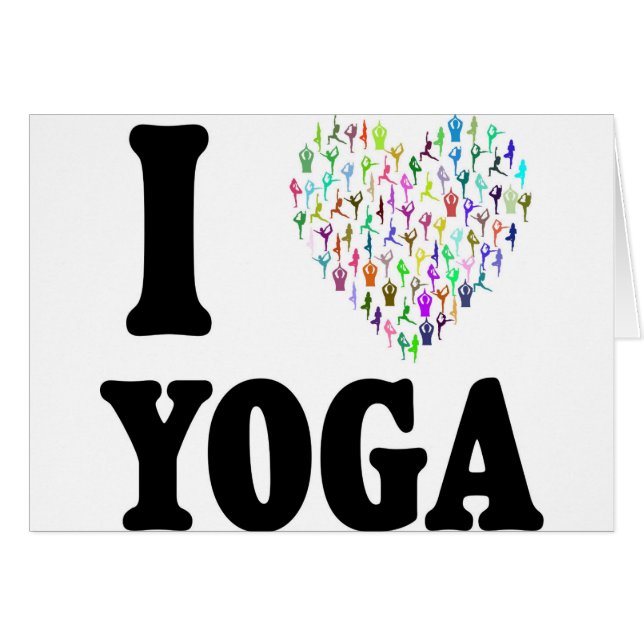 J'aime le yoga (Devant horizontal)