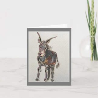 J'aime les ânes carte de remerciements