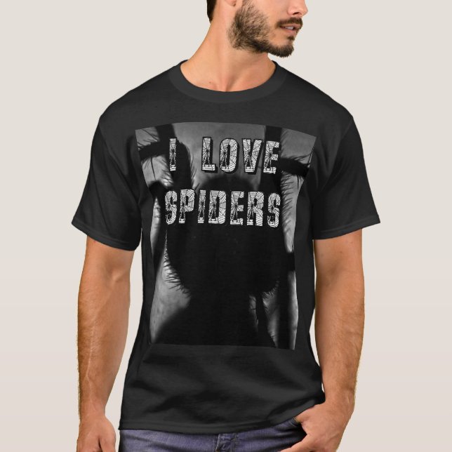 J'aime les araignées T-Shirt (Devant)
