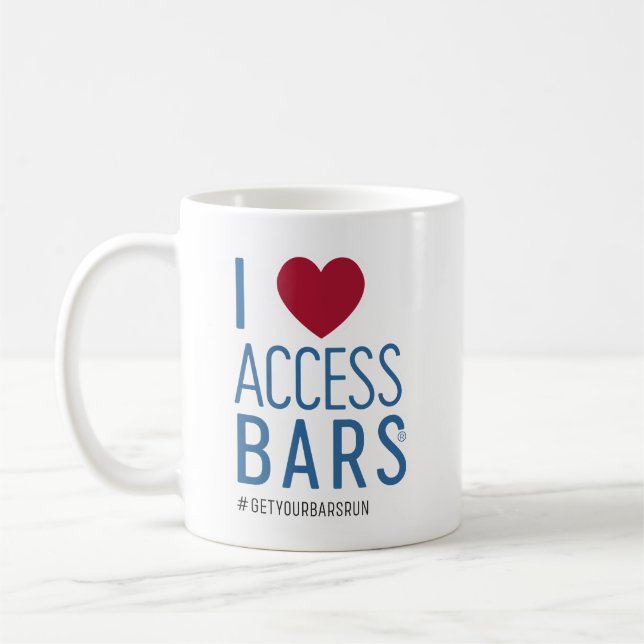 J'aime les barres d'accès Mug (Gauche)