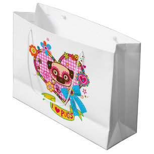 J'Aime Les Carlins ! Sacs Cadeaux