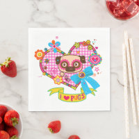 J'Aime Les Carlins ! Serviettes en Papier