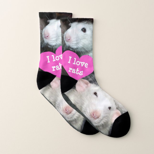 J'aime les chaussettes de rats (Paire)