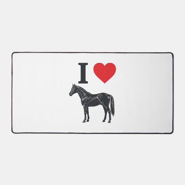 J'aime les chevaux dessin de chemise de gravure vi (Recto)