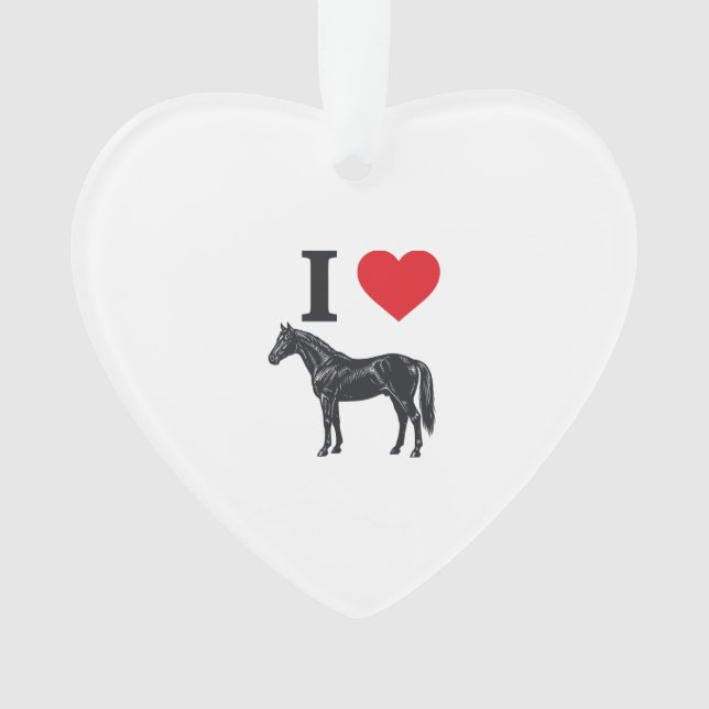 J'aime les chevaux vintage gravure conception de t (devant)