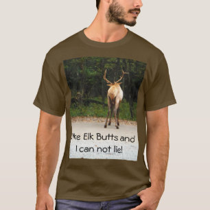 J'aime les fesses de wapitis drôle humour t-shirt