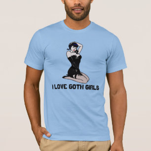 J'aime les filles gothiques, T-shirt pour hommes